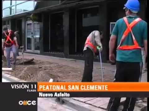 NUEVA PEATONAL EN SAN CLEMENTE (informe)