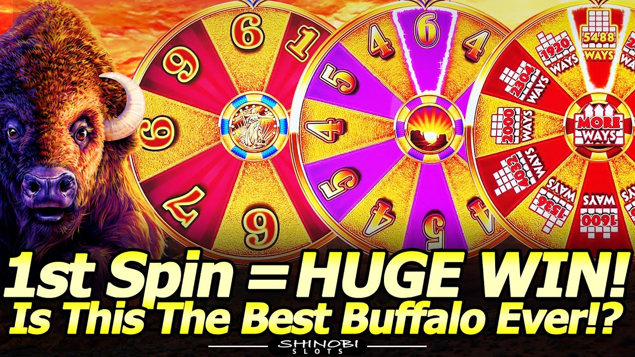 1st Spin HUGE WIN, NEW Buffalo Gold Wheels of Reward Slot @Yaamava ! Is This the Best Buffalo Ever!?