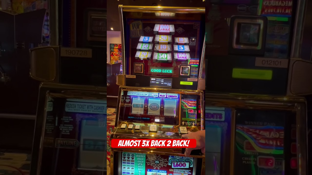 Almost 3X B2B $100 Top Dollar #slots #jackpots #move #VEGAS #MGM #love #wynn #aria #lasvegas