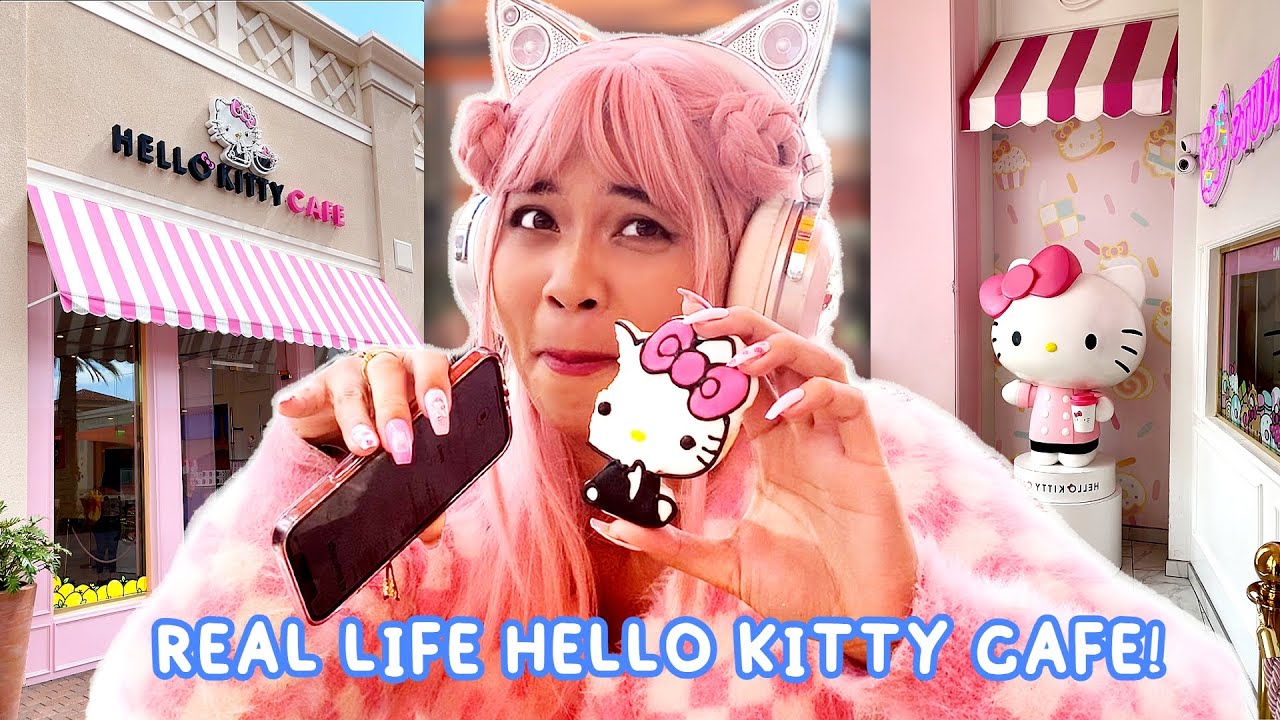 I went to My Hello Kitty Cafe in REAL LIFE!
