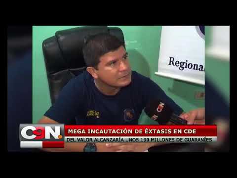Incautaron 1900 pastillas de éxtasis en Ciudad del Este