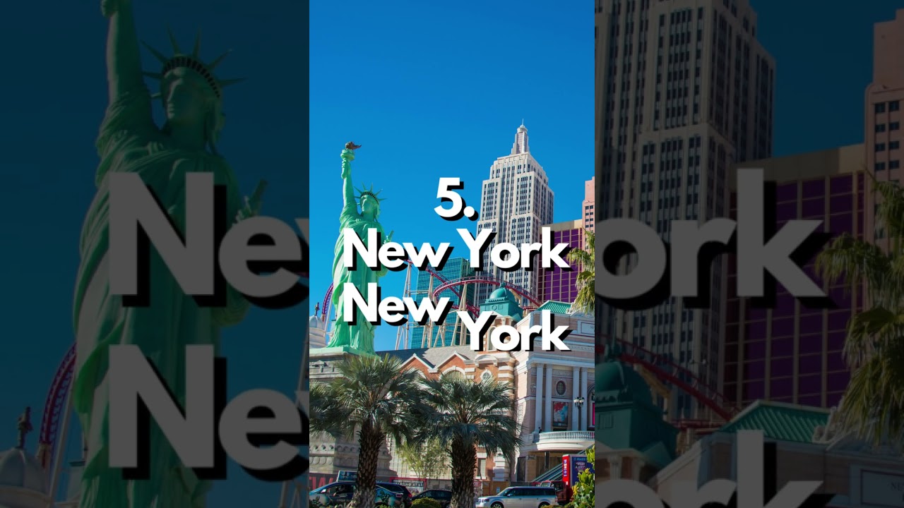 Top Ten Hotels and Casinos On the Las Vegas Strip #shorts