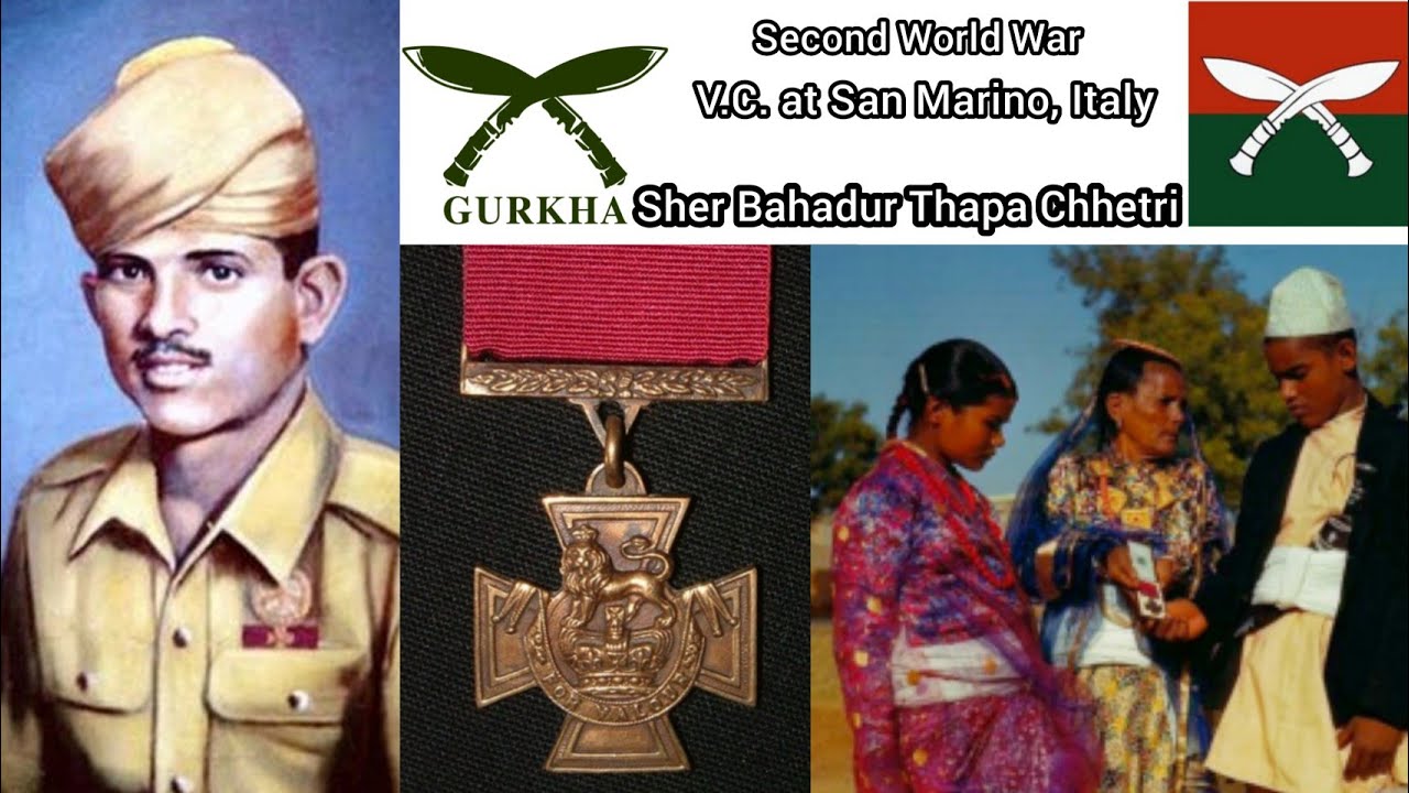 V.C Gurkha Rifleman Sherbahadur Thapa | Second World War | Battle at San Marino, Italy