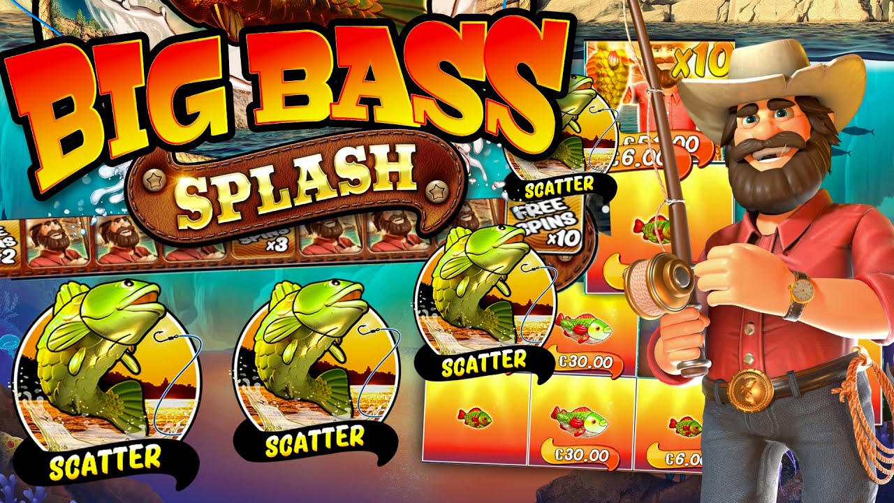 BIG BASS SPLASH 4 Scatter Bonus ?  ? MAX LEVEL 10X! MASSIVE WIN