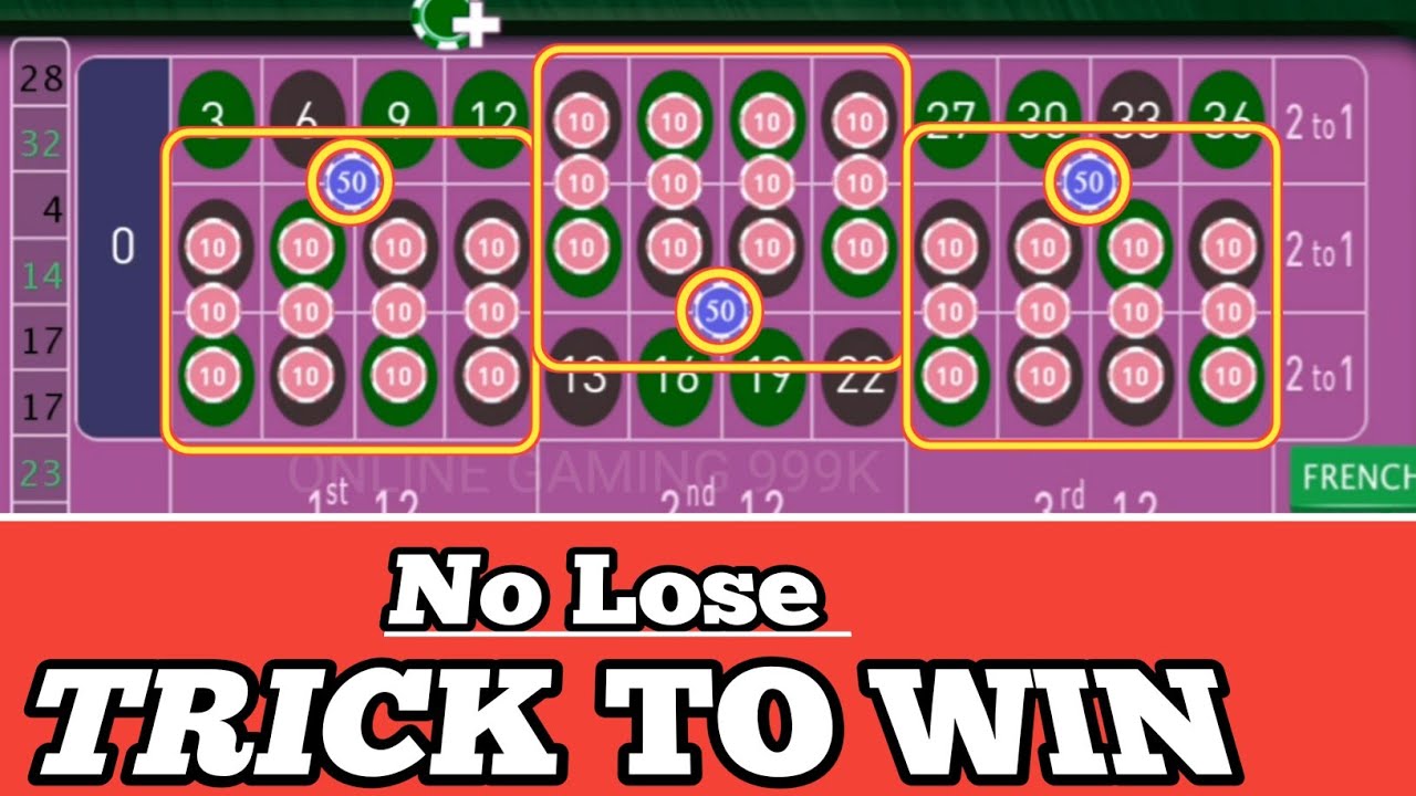 No Lose Tick To Win / Roulette Strategy TO Win / Casinos Roulette #money #casino #viral
