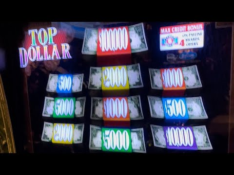 $200/Spin Top Dollar #wynn #bellagio #aria #mgmgrand #vegas #venetianlasvegas #casinos #jackpots
