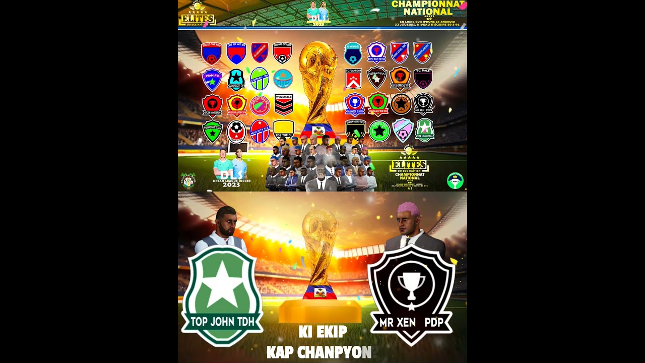 EKIP KI KALIFYE NAN GWOUP H POU 1/8 DE FINAL #football #sport #challenge #haitian #dls23