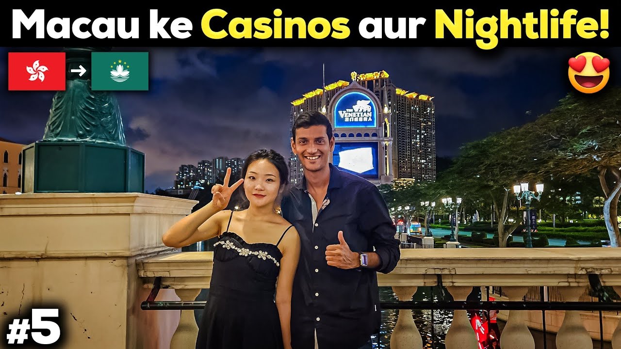 Macau, China Casinos & Nightlife || Hongkong to Macau Day Trip.